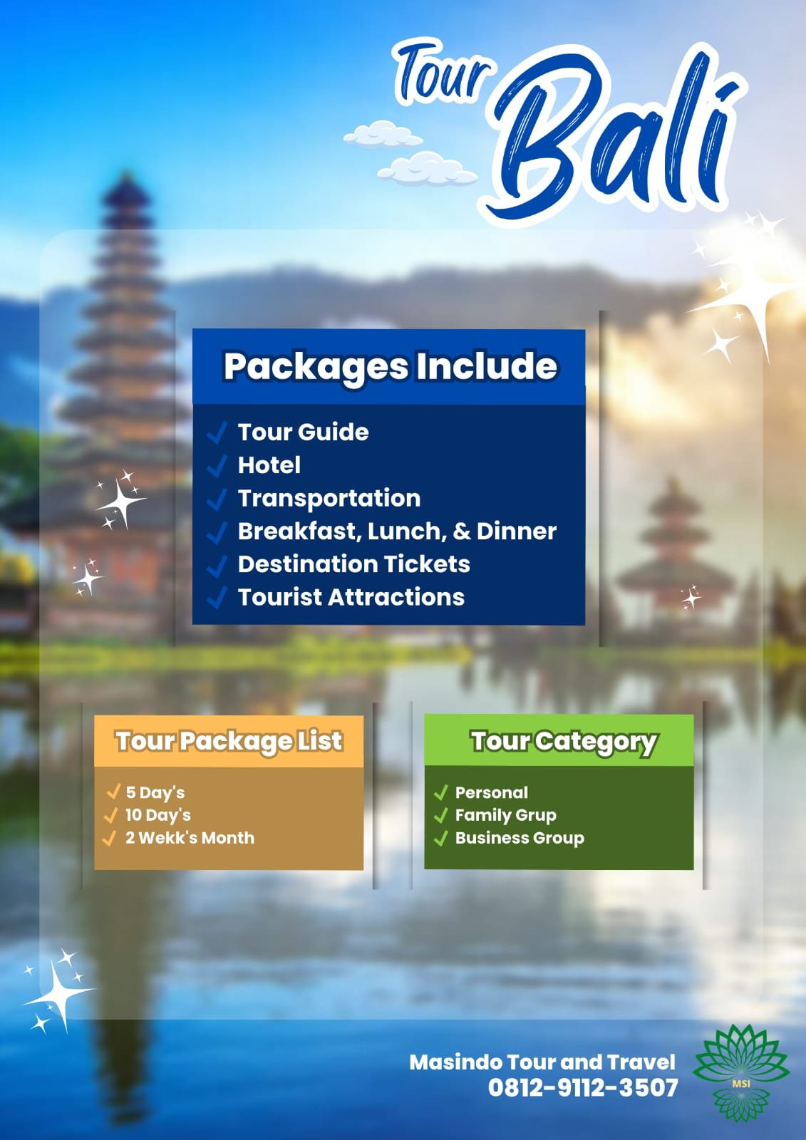 Bali Tour Details